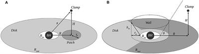 BLR Size in Realistic FRADO Model: The Role of Shielding Effect